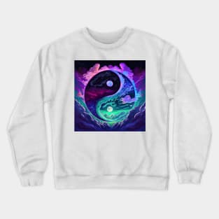 Clouded Yin Yang Crewneck Sweatshirt